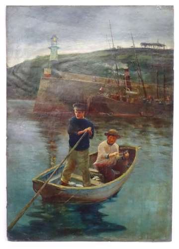 Follower of Stanhope Forbes, Newlyn School early XX, Oil on board,