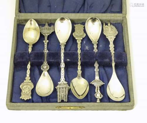 6 various souvenir spoons titled Bruxelles CONDITION: Please Note - we do not make