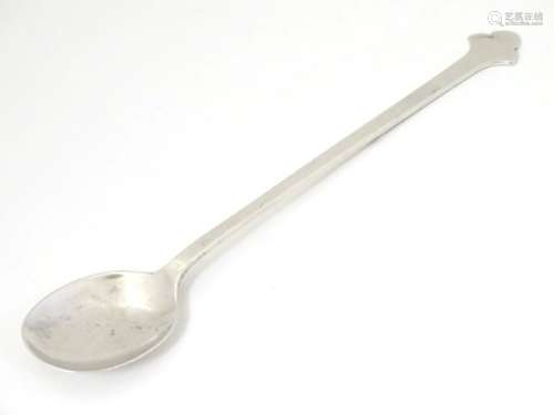 A silver preserve spoon hallmarked Sheffield 1910 maker Cooper Brothers & Sons Ltd.