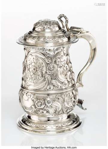 27019: A William Homer Repoussé Silver Covered T