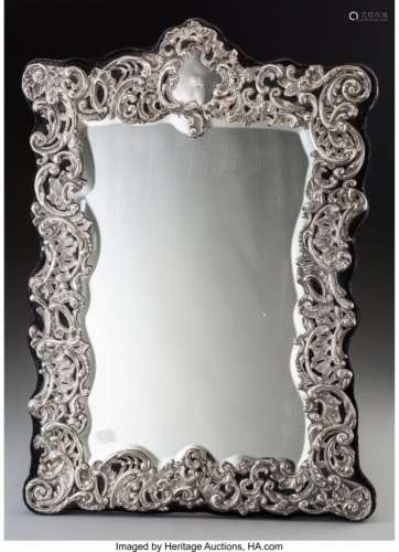 27027: An English Silver Mirror Frame, Chester, England