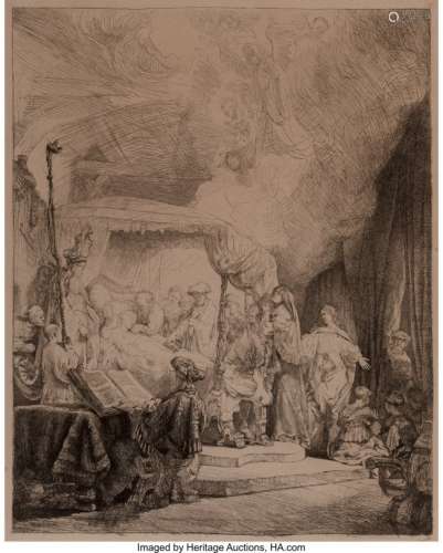 27040: After Rembrandt van Rijn  The Death of the Virgi