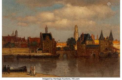 27044: Samuel Colman (American, 1832-1920) City on Rive