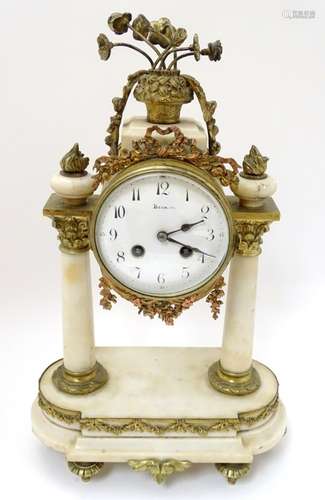 Japy Freres & Co: a French Pillar clock,