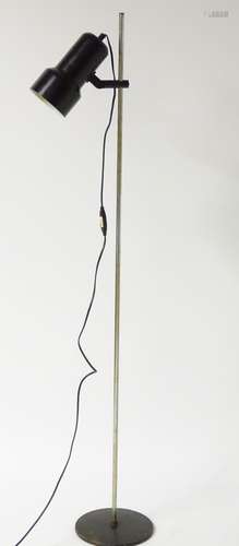 Vintage Retro: A Danish (Scandi) Standard lamp/ pointable light on an adjustable central stand,