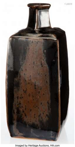 27139: A Hamada Shōji Glazed Earthenware Vase, J