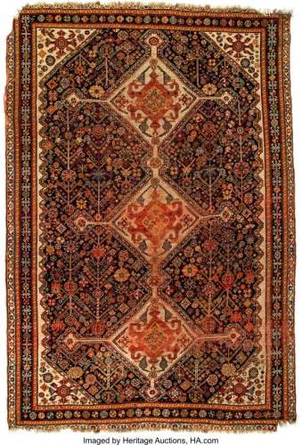 27148: A Persian Afshar Rug, early 20th century  90-1/8