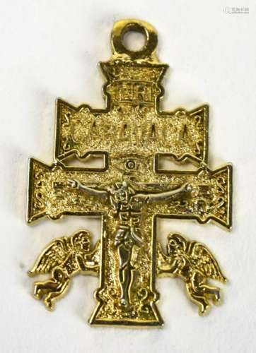 Vintage Cross of Caravaca Necklace Pendant