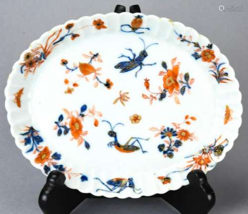 Chinese Hand Painted Imari Pattern Spoon Rest