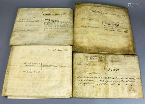 Collection of Antique 19th C Handwritten Documents