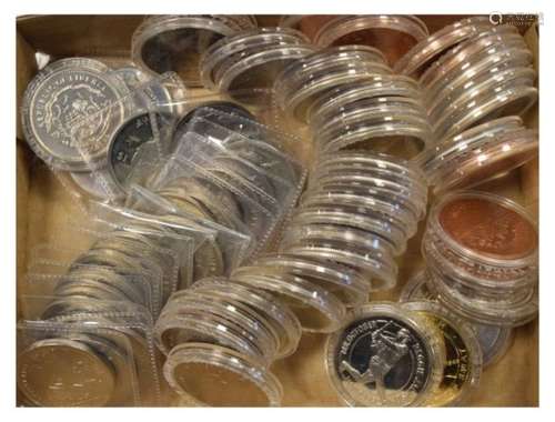 Coins - Collection of Republic of Sierra Leone commemorative $1 pieces