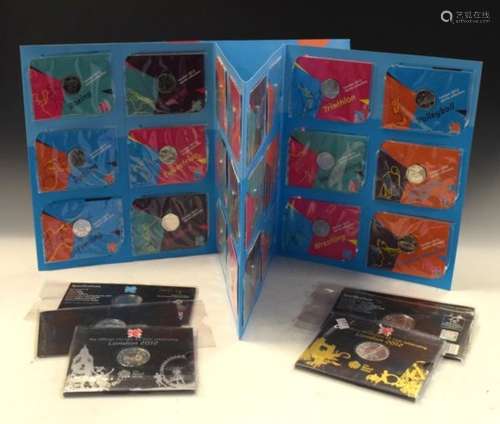 Coins - The Royal Mint London 2012 Sports Collection of thirty 50 pence pieces (50p) in presentation