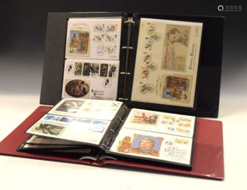 Stamps - Collection of Mercury silk covers including; £10 Dickensian cover and various coin covers