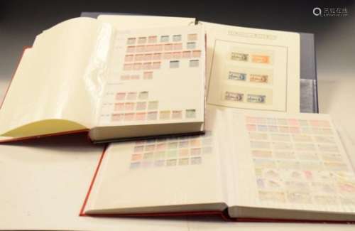 Stamps - Collection of G.B. stamps from Queen Victoria to Queen Elizabeth II in two stock albums,