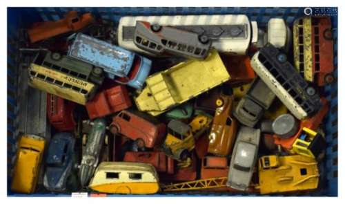 Quantity of vintage Dinky and Dinky Supertoys die-cast model vehicles to include Ford Transit Van (