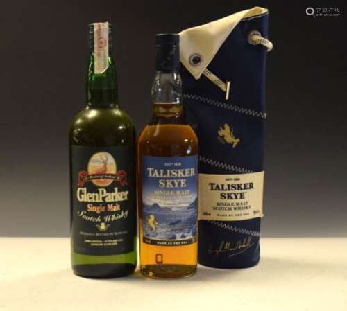 Wines & Spirits - 1lt bottle of Glen Parker Single Malt Scotch Whisky, together with a bottle of