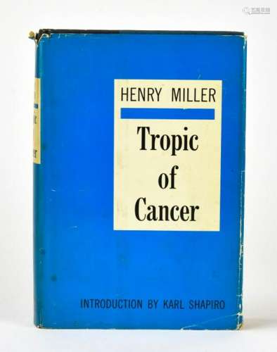Tropic of Cancer First Edition 1961 Henry Miller