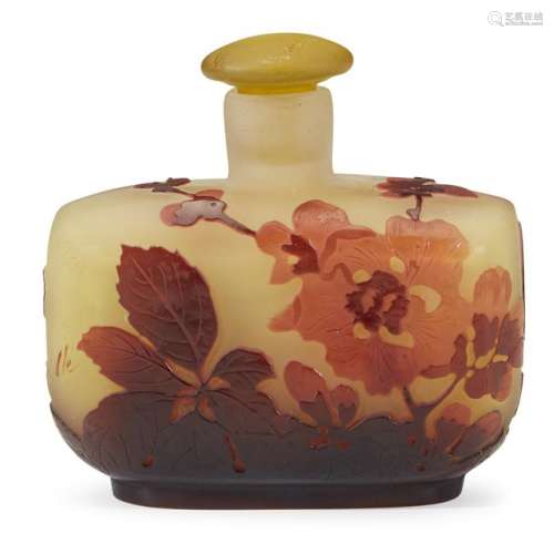 Émile Gallé (French, 1846-1904), A Scent Bottle with