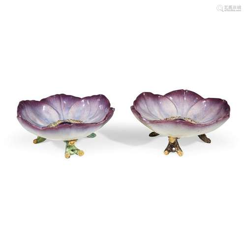 Jérôme Massier (French, 1850-1916), A Pair of Majolica