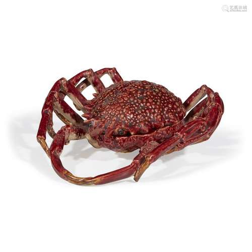 Portuguese School, A Majolica Palissy Style Spider Crab