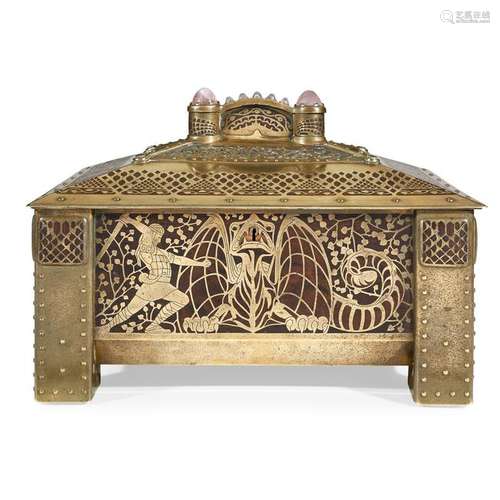 Erhard & Söhne (German, est. 1844), A Casket with