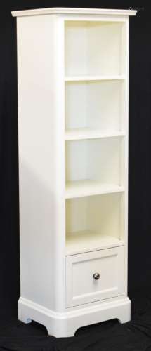 Mamas & Papas Orchard Collection - Open bookcase of three shelves over base drawer, 53cm wide x