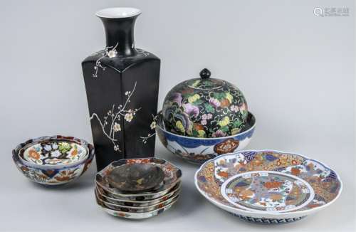 Group of Asian Porcelain Table Articles