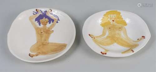 Two Art Pottery Plates
