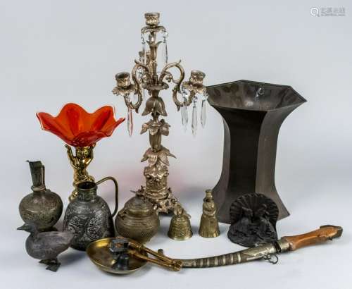 Group of Metal Table Decorations