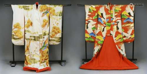 Two Uchikake Wedding Kimonos