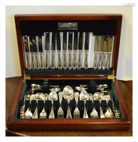 Elkington silver-plated canteen of cutlery