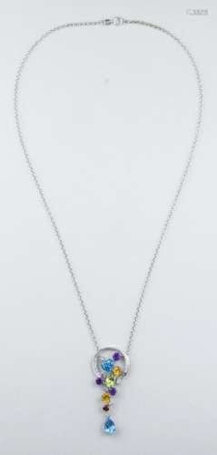 Gemstone Pendant Necklace   *
