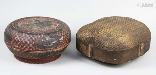 Two Korean Banjitgori (Sewing Boxes)