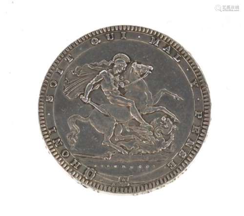 George III 1820 crown : For Further Condition Reports Please Visit Our Website, Updated Daily