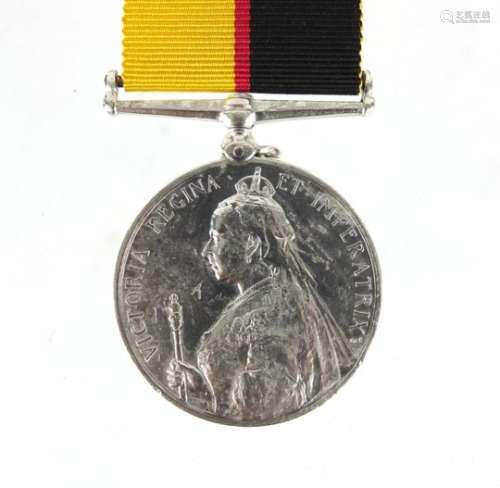 British Military Victorian Sudan medal, awarded to 2715PTE:S.BROWN.1/CAM:HDRS : For Further
