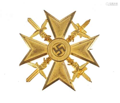 German Military interest Spanish cross : For Further Condition Reports Please Visit Our Website,