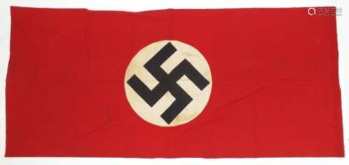 German Military World War II flag with Swastika, 260cm x 117cm : For Further Condition Reports