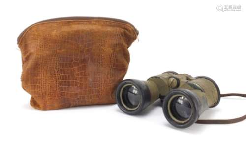 Pair of Military interest 7 x 50 binoculars, numbered 46430 : For Further Condition Reports Please