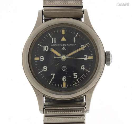 International Watch Co, British Military issue pilots wristwatch with luminous hands, 3.6cm in