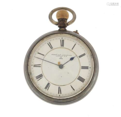 Gentleman's silver Frederick Jason Lockwood, 5.4cm in diameter : For Further Condition Reports