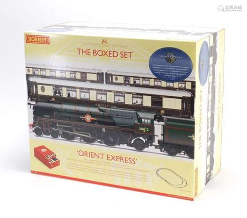 Hornby 00 gauge Orient Express train set with box : For Further Condition Reports Please Visit Our