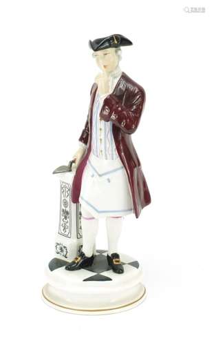 Michael Sutty porcelain figure, The Master limited edition 78/100, 24cm high : For Further Condition