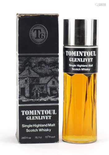 75cl bottle of Tomintoul Glenlivet Whisky with box : For Further Condition Reports Please Visit