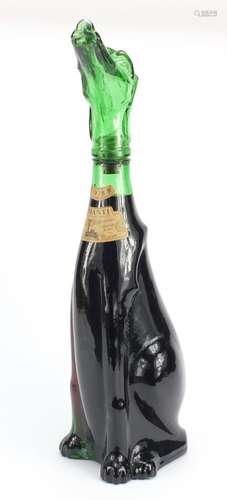 3L bottle of 1978 Chianti red wine, housed in a dog design decanter : For Further Condition