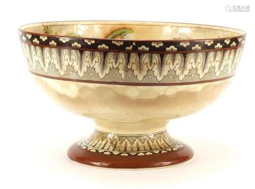 Large Doulton Seriesware centre bowl, Sir Roger de Coverley, 20.5cm x 36cm diameter : For Further