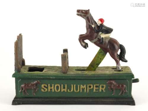 Hand painted show jumper money box : For Further Condition Reports Please Visit Our Website, Updated