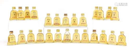 Twenty six vintage Bells Whisky miniatures : For Further Condition Reports Please Visit Our Website,