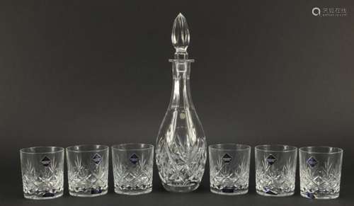 Set of six Edinburgh Crystal tumblers and a decanter : For Further Condition Reports Please Visit