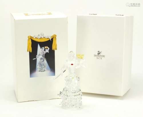 Swarovski Crystal Masquerade Columbine figure with box, 16.5cm high : For Further Condition