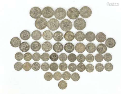 British pre-1947 coinage including two shillings and six pences, 268g : For Further Condition